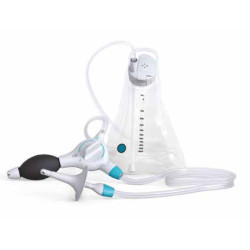 KIT COMPLETO IRRIGAZIONE INTESTINALE PERISTEEN PLUS CATETERE A CONO 2 PEZZI + 1 SACCA + 1 PAIO LACCETTI + 1 UNITA' DI CONTROLLO