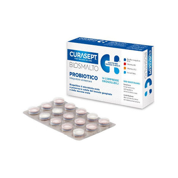 CURASEPT BIOSMALTO PROBIOTICO 14 COMPRESSE