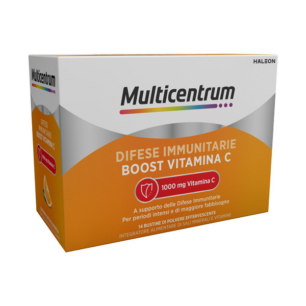 MULTICENTRUM DIFESE IMMUNITARIE BOOST VITAMINA C 14 BUSTINE