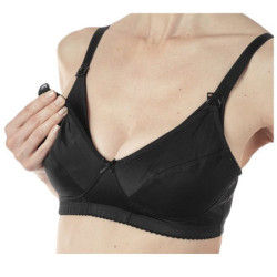 MAMMY REGGISENO MICROFIBRA ALLATTAMENTO BLACK 4D