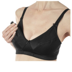 MAMMY REGGISENO MICROFIBRA ALLATTAMENTO BLACK 5D