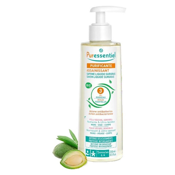 PURESSENTIEL SAPONE SURGRAS BIO 250 ML