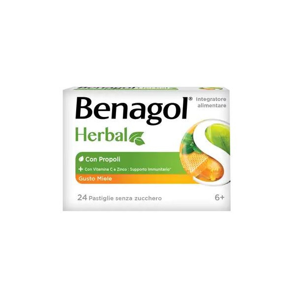 BENAGOL HERBAL MIELE 24 PASTIGLIE