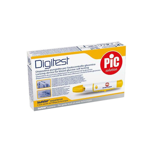 DISPOSITIVO PUNGIDITO AUTOMATICO DIGITEST REGOLABILE 9 LIVELLI LANCETTE COMPATIBILI PIC DIGITEST E PRONTODIGITEST