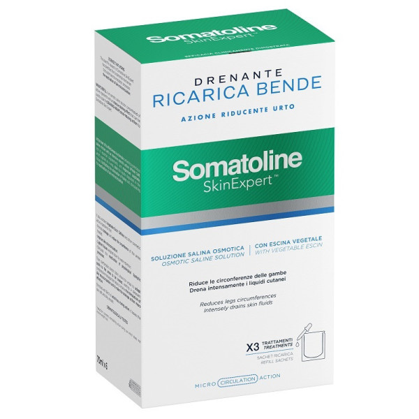 SOMATOLINE SKIN EXPERT BENDE SNELLENTI DRENANTI KIT RICARICA