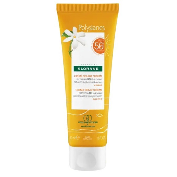 LES POLYSIANES CREMA VISO TAMANU BIO&MONOI SPF50+ 50 ML