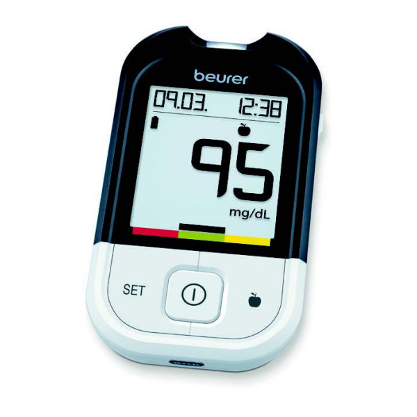 BEURER GLUCOMETRO GL48 METER MG/DL CON CAVO USB E SOFTWARE PER PC