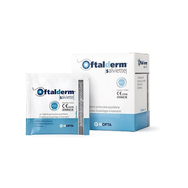 OFTALDERM SALVIETTE STERILI MONOUSO 16 PEZZI