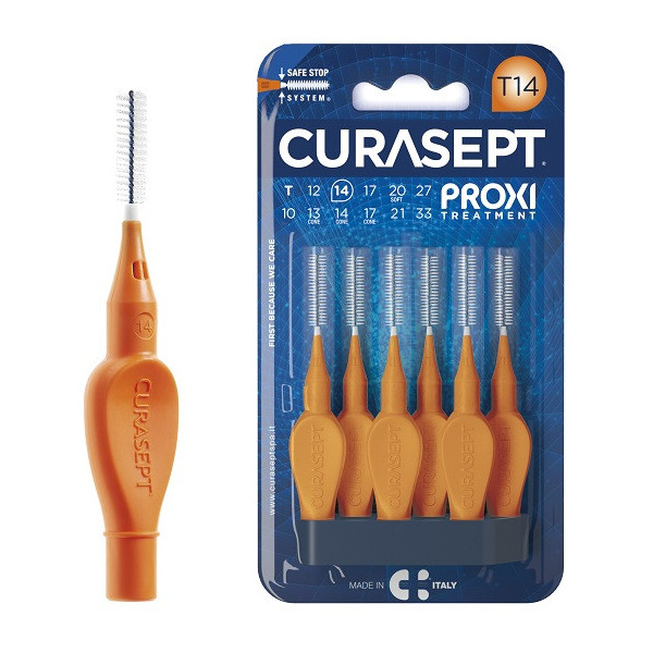 CURASEPT PROXI T14 ARANCIO/ORANGE 6 PEZZI