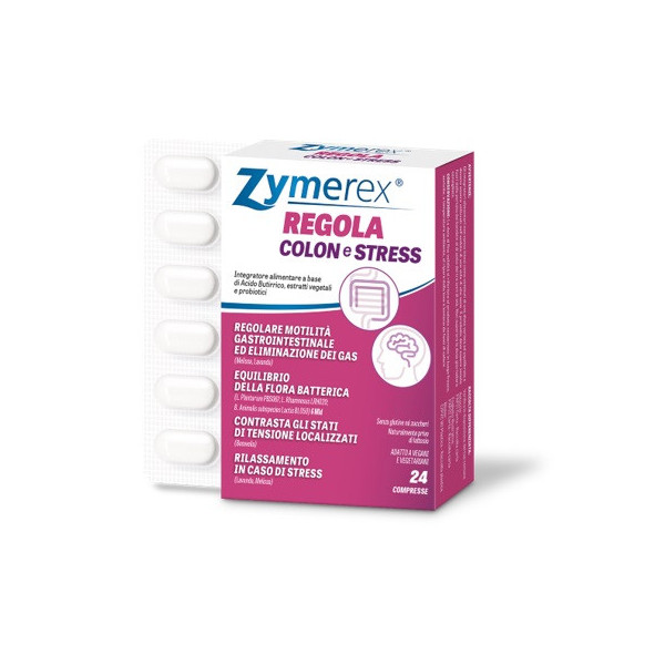 ZYMEREX REGOLA COLON E STRESS 24 COMPRESSE
