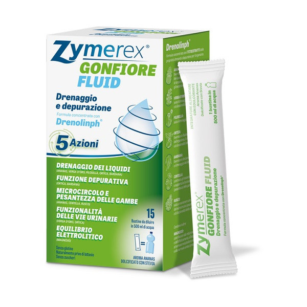 ZYMEREX GONFIORE FLUID ANANAS 15 BUSTINE