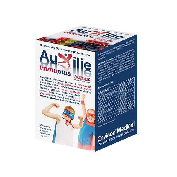 AUXILIE IMMUPLUS JUNIOR SOLUBILE 30 STICK PACK