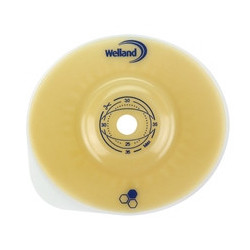 PLACCA PER UROSTOMIA CONVESSA RITAGLIABILE AURUM2 URO DIAMETRO 13-35 MM FLANGIA 55 MM 5 PEZZI