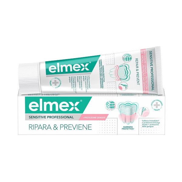 DENTIFRICIO ELMEX SENSITIVE RIPARA & PREVIENE 75 ML