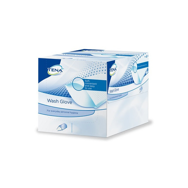 GUANTO PER IGIENE TENA WASH 50 PEZZI