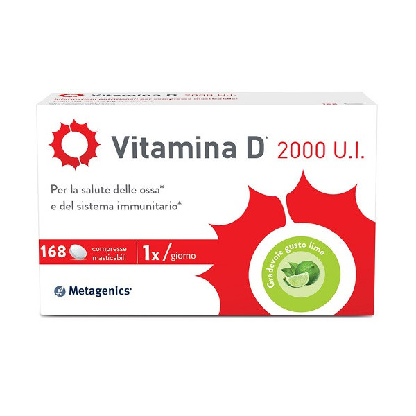VITAMINA D 2000 UI 168 COMPRESSE MASTICABILI