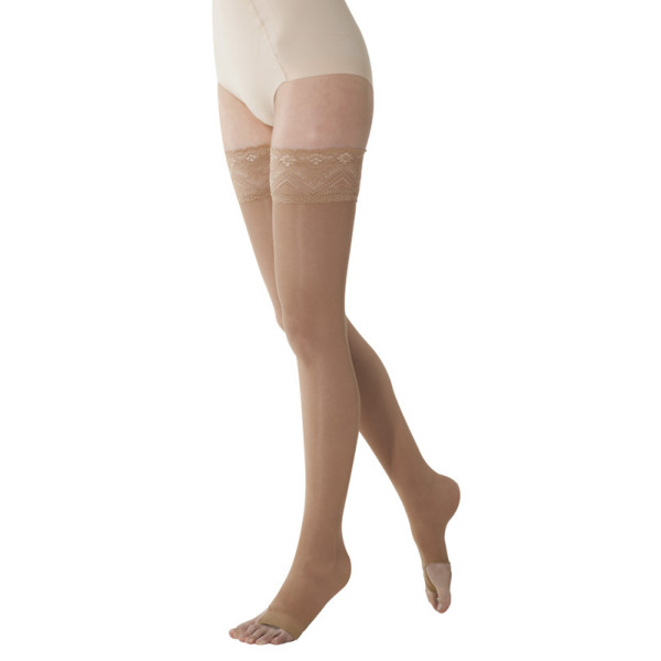 MARILYN 70 PUNTA APERTA CALZA AUTOREGGENTE CAMEL 2-M