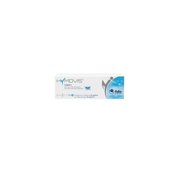 SIRINGA INTRA-ARTICOLARE HYMOVIS ACIDO IALURONICO 24 MG 3 ML 2 PEZZI