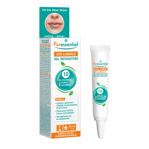 PURESSENTIEL GEL SOS LABIALE NUOVA FORMULA 5 ML