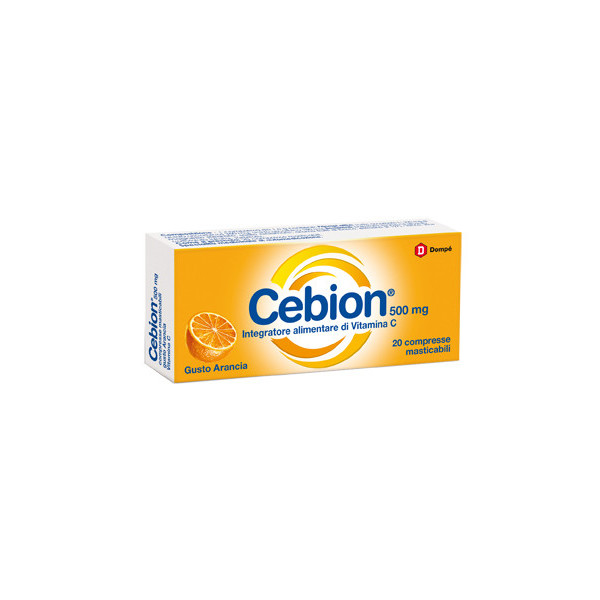 CEBION MASTICABILE ARANCIA VITAMINA C 500 MG 20 COMPRESSE