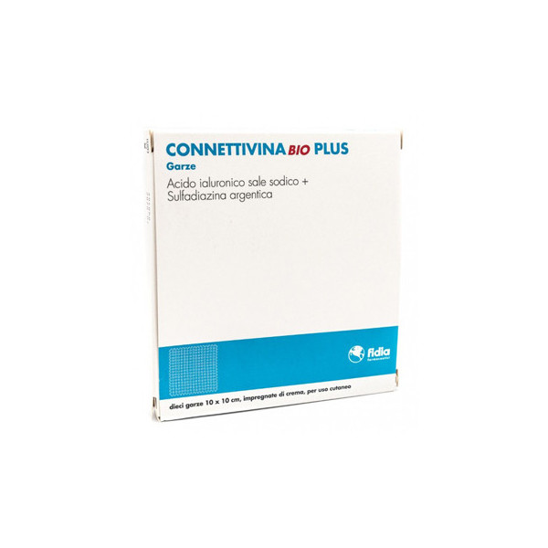 CONNETTIVINABIO PLUS GARZA 10 X 10 CM 10 PEZZI