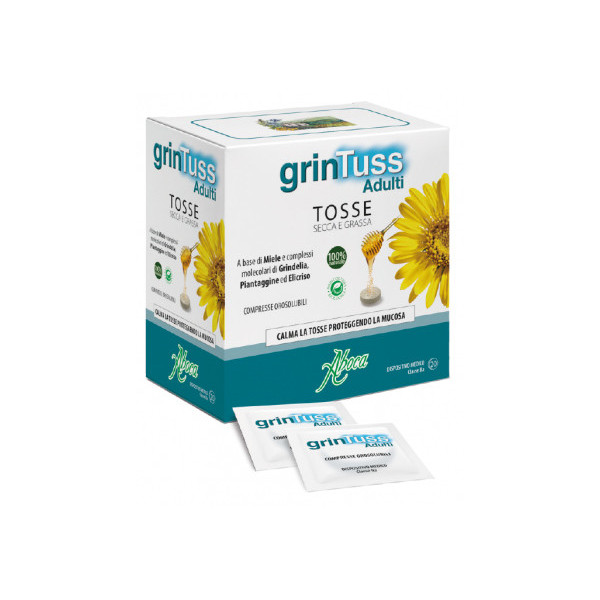 GRINTUSS ADULTI 20 COMPRESSE CON POLIRESIN 1,5 G