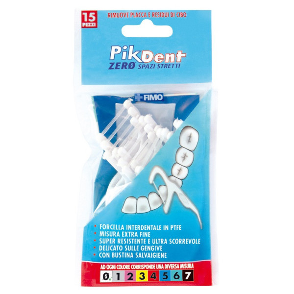 PIKDENT ZERO SPAZI STRETTI 15 FORCELLE INTERDENTALI