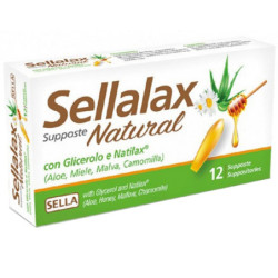 SELLALAX NATURAL MD 12 SUPPOSTE