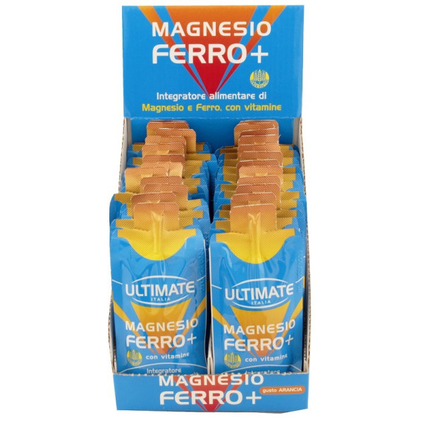 ULTIMATE MAGNESIO FERRO+ ARANCIO 24 PEZZI DA 30 ML