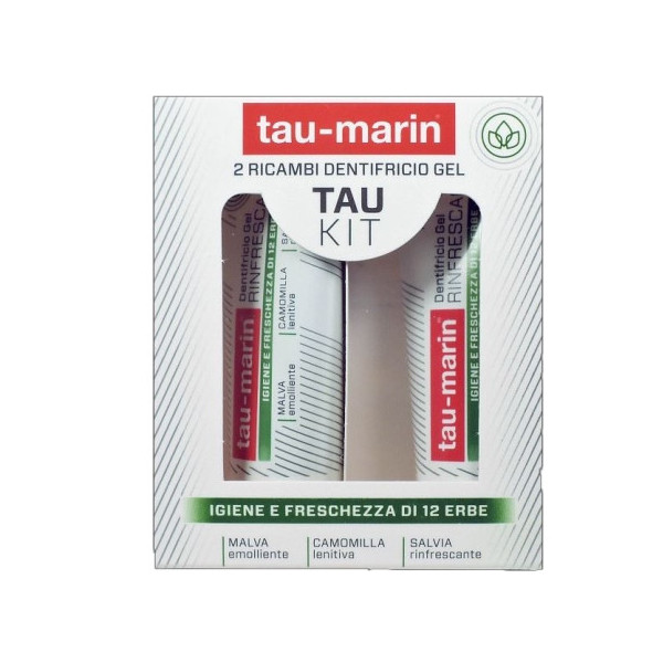 TAU MARIN DENTIFRICIO RINFRESCANTE RICARICA TAU KIT 2X20ML