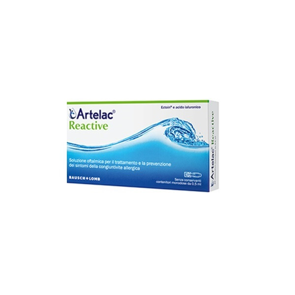 ARTELAC REACTIVE SOLUZIONE OFTALMICA MONODOSE 10 UNITA' DA 0,5 ML