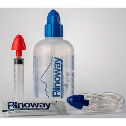 RINOWAY DOCCIA PER IRRIGAZIONE NASALE + 15 SALI ISOTONICI