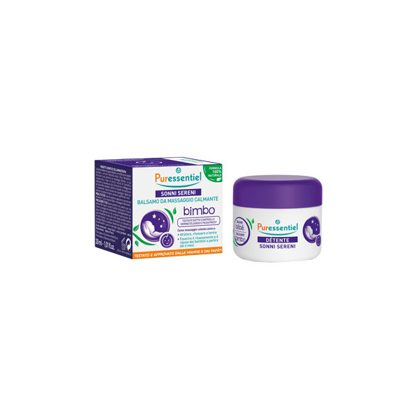 PURESSENTIEL BALSAMO DA MASSAGGIO PETTORALE BIMBO SONNI SERENI 30 ML