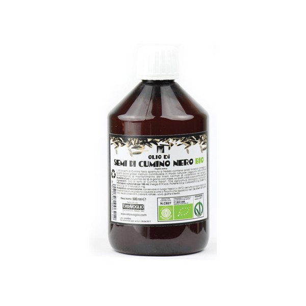 OLIO DI SEMI DI CUMINO NERO BIO 500 ML