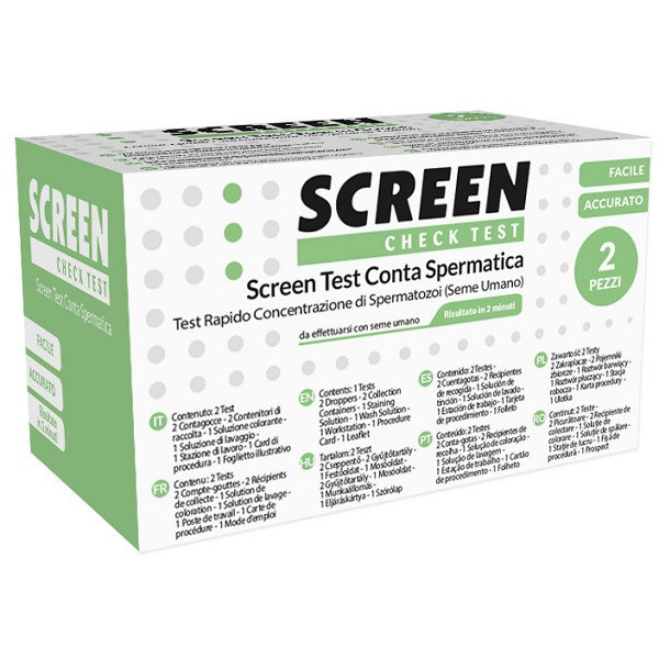 SCREEN TEST CONTA SPERMATICA SCREEN 2 PEZZI