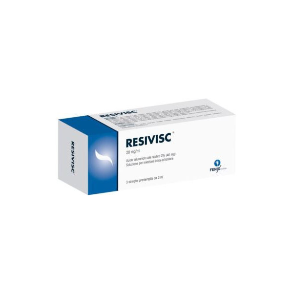 SIRINGA INTRA-ARTICOLARE RESIVISC ACIDO IALURONICO 40 MG 2 ML 3 PEZZI