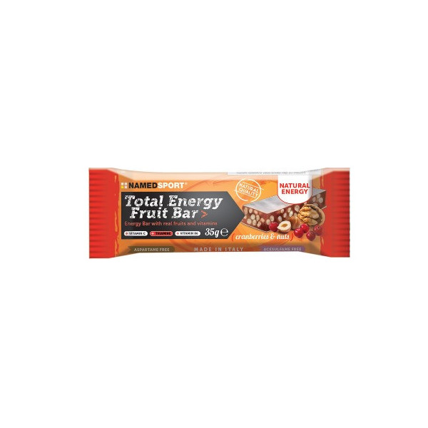 TOTAL ENERGY FRUIT BAR CRANBERRY & NUTS 35 G