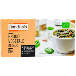 BRODO VEGETALE DADO SENZA PALMA SENZA GLUTINE 100 G