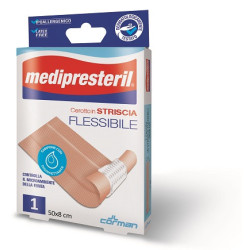 CEROTTO IN STRISCIA MEDIPRESTERIL FLESSIBILE 50X8CM