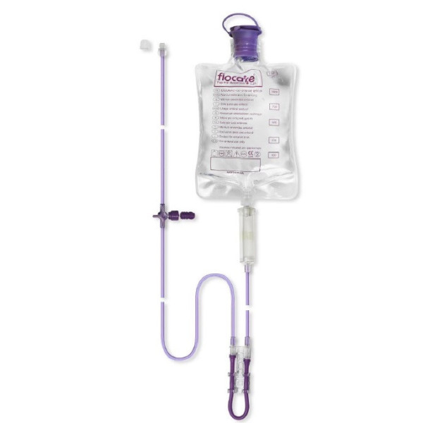 FLOCARE SACCA CON DEFLUSSORE DA 1,3 L POMPA 800