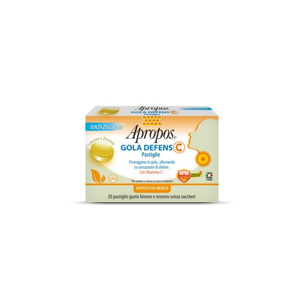 APROPOS GOLA DEFENS C LIMONE/ZENZERO 20 PASTIGLIE