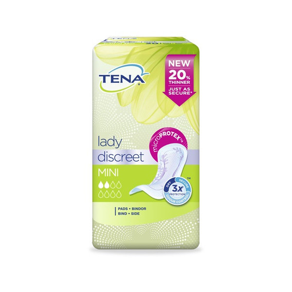 PANNOLONE SAGOMATO TENA DISCREET MINI 20 PEZZI