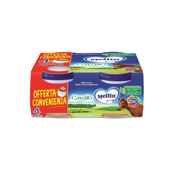 MELLIN OMOGENEIZZATO CAVALLO 4 X 80 G