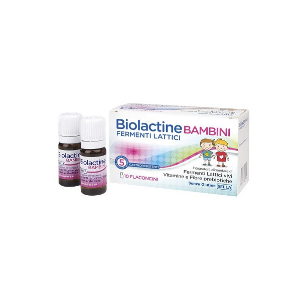 BIOLACTINE BAMBINI 10 FLACONCINI 8 ML