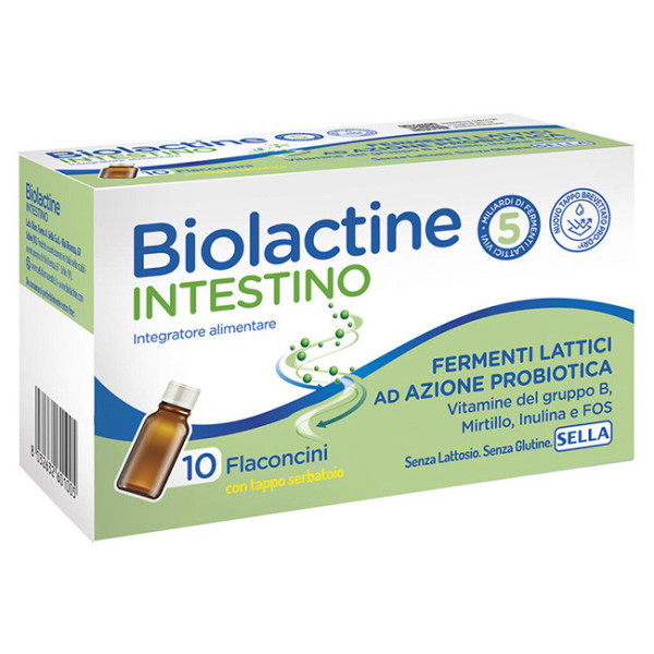 BIOLACTINE INTESTINO 5MLD 10 FLACONCINI 9 ML