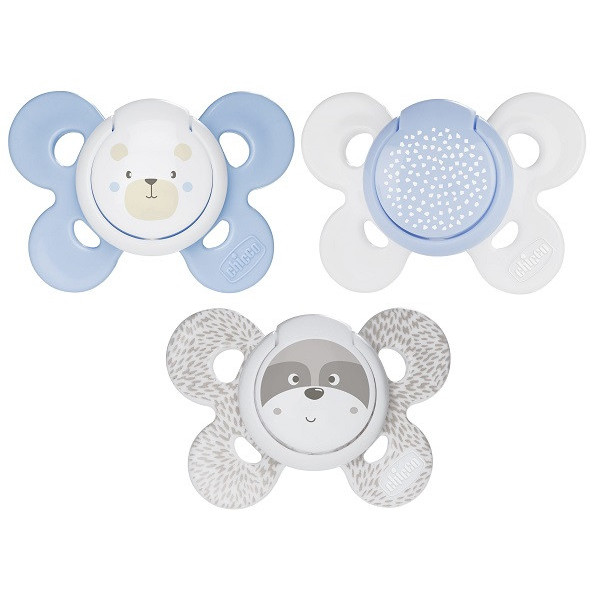 CHICCO SUCCHIETTO COMFORT BOY SILICONE 0-6 MESI 2 PEZZI