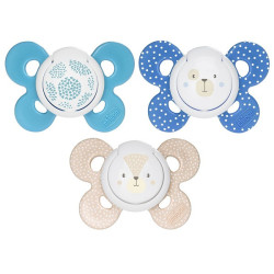 CHICCO SUCCHIETTO COMFORT BOY IN SILICONE 6-16 MESI 2 PEZZI