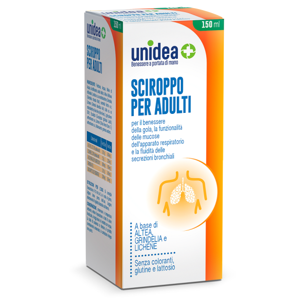 UNIDEA SCIROPPO PER ADULTI 150 ML