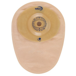 SACCA PER COLOSTOMIA WELLAND AURUM CONVEX COLO MIDI OPACA RITAGLIABILE DIAMETRO 13-48 MM INIZIO CONVESSITA' 48 MM 10 PEZZI