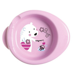 CHICCO PIATTO PAPPACALDA 6 MESI+ ROSA